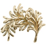 Authentic Vintage 1960s Tiffany and Co 18 Karat Gold Flower Brooch with Rubies For Sale at 1stDibs Authentic Vintage 1960s... 