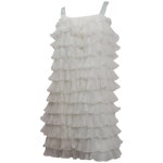 60s Tiered Ruffle Shift Dress For Sale at 1stdibs 60s Tiered Ruffle Shift Dress | 1stdibs.com
