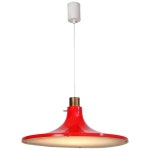 Hans-Agne Jakobsson Red Metal Pendant, Sweden, 1960s For Sale at 1stdibs Hans-Agne Jakobsson Red Metal Pendant, Sweden, 1960s... 