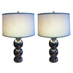 Bulbous Lamp - 359 For Sale on 1stDibs | bulbous lamp base... table lamps, blue table lamps Bulbous Lamp - 359 For Sale on 1stDibs