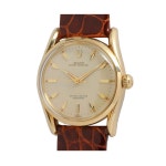 Ref 6590 circa 1955 at 1stDibs | rolex 6590, rolex bombe, 1955 rolex Rolex Yellow Gold Bombe Wristwatch Ref 6590 circa 1955