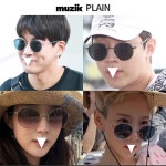 MUZIK-뮤지크 PLAIN 01 B 플레인 라운드 메탈 보잉 오버사이즈 경량성 선글라스│삼성물산 온라인몰 SSF Shop 뮤지크 PLAIN 01 B 플레인... 