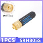 1/2/4PCS SRH805S 안테나 고이득 SMA-여성 다이아몬드 805 짧은 안테나 DM-1701 UV-5R Plus 워키 토키 용 듀얼 밴드 UHF VHF - 플라이굿