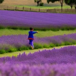 AI 이미지 생성기의 Lavender 프롬프트