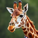 AI 이미지 생성기의 Giraffe 프롬프트