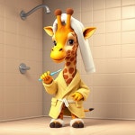 AI 이미지 생성기의 Giraffa 프롬프트