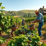 AI 이미지 생성기의 Farmworkers 프롬프트