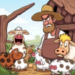 AI 이미지 생성기의 Farmyard 프롬프트