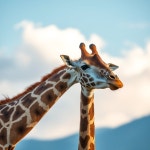 AI 이미지 생성기의 Giraffe 프롬프트