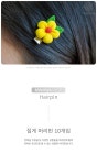 집게핀 머리핀 만들기재료 헤어핀부자재 10p - 레드포인트