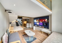 바이매이공관 호텔·서지스 경량 사치 영화관 로프트 호텔(리가오용후국제 위웨이저우지하철역)(柏美公馆·设计师轻奢影院loft公寓... 