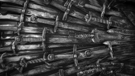 Metal Knight Swords Background. Close Stock Footage Video (100% Royalty-free) 1009267994 | Shutterstock