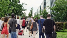 10 Campus walking park company 스톡 비디오 동영상 - 4K/HD 비디오 클립 | Shutterstock