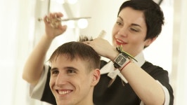 SCISSORS HAIR SARONG by 가위손 | Hair Cutting with Hairdressing Scissors 스톡 동영상 비디오(100% 로열티 프리) 1010778173 | Shutterstock
