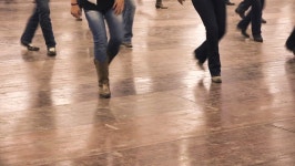 Women Dancing Line Dance On 스톡 동영상 비디오(100% 로열티 프리) 1012473656 | Shutterstock