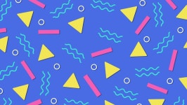 Retro Abstract 80s 90s Design 스톡 동영상 비디오(100% 로열티프리) 1016011156 | Shutterstock