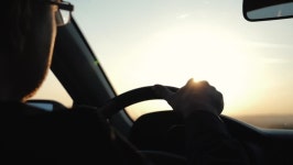 A Man Rides His Car 스톡 동영상 비디오(100% 로열티 프리) 1020854215 | Shutterstock