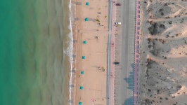 Aerial View of Flamingo Beach 스톡 동영상 비디오(100% 로열티 프리) 1024451393 | Shutterstock