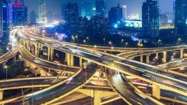 Highway Interchange in Shanghai, China, 스톡 동영상 비디오(100% 로열티 프리) 1025623217 | Shutterstock