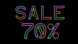 Sale 70% - 7 Colors 스톡 동영상 비디오(100% 로열티 프리) 1025711351 | Shutterstock