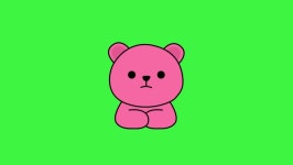 Pink Bear Generic Animation 스톡 동영상 비디오(100% 로열티 프리) 1027588994 | Shutterstock