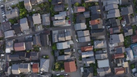 Japanese Urban Residential Area Aerial 스톡 동영상 비디오(100% 로열티프리) 1034263265 | Shutterstock