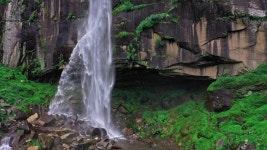 Aerial View of Jogini Waterfall 스톡 동영상 비디오(100% 로열티 프리) 1035595217 | Shutterstock