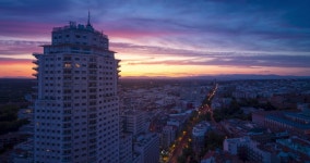 Timelapse of Madrid Rooftops at 스톡 동영상 비디오(100% 로열티 프리) 1037045393 | Shutterstock