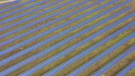 Solar Panel Farm Seen from 스톡 동영상 비디오(100% 로열티 프리) 1038000377 | Shutterstock