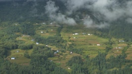 Foggy mountain view digital assets for download | Creative Market