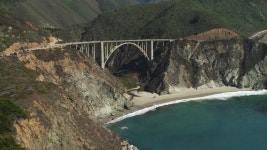 Aerial View of Bridge at 스톡 동영상 비디오(100% 로열티 프리) 1042330840 | Shutterstock