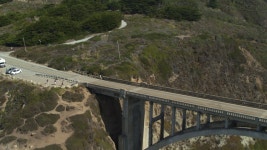 Aerial View of Bridge at 스톡 동영상 비디오(100% 로열티 프리) 1042331164 | Shutterstock