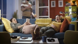 Young Roommates at Home in 스톡 동영상 비디오(100% 로열티 프리) 1043018224 | Shutterstock
