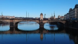 Bridge Aerial View European City 스톡 동영상 비디오(100% 로열티 프리) 1043538520 | Shutterstock