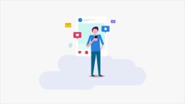Person with Mobile Social Media, 스톡 동영상 비디오(100% 로열티 프리) 1051661242 | Shutterstock
