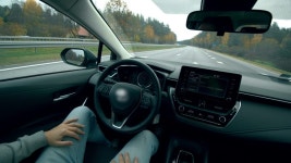 Man Drives a Car On 스톡 동영상 비디오(100% 로열티 프리) 1052826545 | Shutterstock
