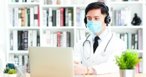 Telemedicine Concept - Asian Male 스톡 동영상 비디오(100% 로열티 프리) 1053718559 | Shutterstock