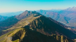 Large Rocky Mountain Range with 스톡 동영상 비디오(100% 로열티 프리) 1054171532 | Shutterstock