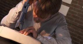 Leather Repair Wizard, Handmade Piece 스톡 동영상 비디오(100% 로열티 프리) 1054575923 | Shutterstock