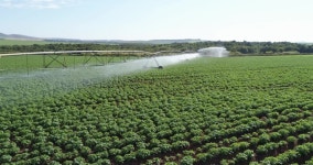 Agricultural Irrigation System On Sunny 스톡 동영상 비디오(100% 로열티 프리) 1054704875 | Shutterstock
