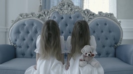 Creepy Twins Staring at Cam 스톡 동영상 비디오(100% 로열티 프리) 1056394868 | Shutterstock