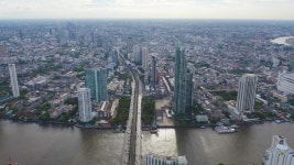 Aerial View of Bangkok Downtown Stock Footage Video (100% Royalty-free) 1058072137 | Shutterstock