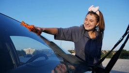 Car Care Concept. Car Wash. 스톡 동영상 비디오(100% 로열티 프리) 1058788654 | Shutterstock