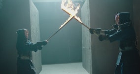 Japanese Kendo Fighters with Burning 스톡 동영상 비디오(100% 로열티 프리) 1059036815 | Shutterstock