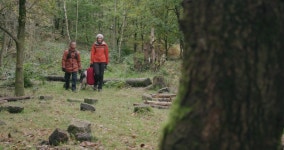 Couple with Dog Hiking in 스톡 동영상 비디오(100% 로열티 프리) 1059414503 | Shutterstock