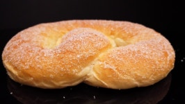 Big Sweet Sugar Pretzel - 스톡 동영상 비디오(100% 로열티 프리) 1062840307 | Shutterstock