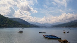 Nepal Pokhara Phewa Lake with 스톡 동영상 비디오(100% 로열티 프리) 1062946354 | Shutterstock