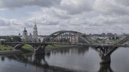 D-log. Rybinsk, Russia. Rybinsk Bridge 스톡 동영상 비디오(100% 로열티 프리) 1063009348 | Shutterstock