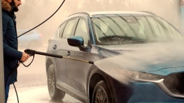 Washes Automobile with Foam and 스톡 동영상 비디오(100% 로열티 프리) 1065092188 | Shutterstock