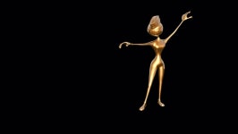 3d gold woman dance - 알파와 스톡 동영상 비디오(100% 로열티 프리) 1066304509 | Shutterstock